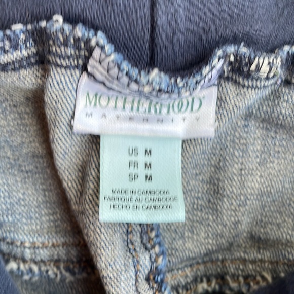 Motherhood maternity jeans with soft fabric waistband, size M - Picture 3 of 6